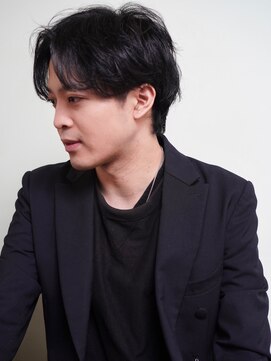 ビュートリアム265(BEAUTRIUM 265) メンズシースルーマッシュ 韓国パーマ ニュアンスパーマツーブロ