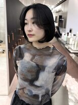 ロンドシエル 横浜(Lond ciel)&nbsp;韓国ボブスタイル【矢野克典】横浜地毛風グレージュ