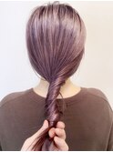 20代30代ソフトウルフ肩ラインダブルカラーピンクカラー