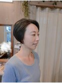 癖毛を生かしたドライカット
