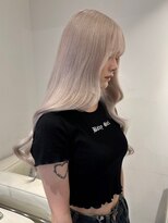 ベレーザ 渋谷(BELEZA)&nbsp;10530秋色ミルクティーベージュ髪質改善ウルフレイヤーロング