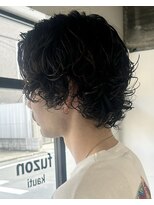 フゾンカウチ(fuzon kauti)&nbsp;men`sメンズカットツーブロックツイストスパイラルパーマ束感