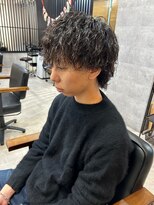 メンズ リコ(MEN'S RICO) ツイストスパイラルツイスパウルフメンズパーマ【大和】