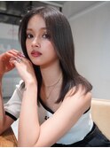 ANGELICA スモーキーカラー 暗髪 大人かわいい
