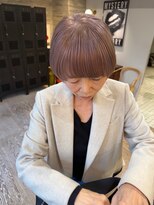 ヲタク(wotaku.) ラベンダーグレージュミルクティーカラー白髪ぼかしダブルカラー