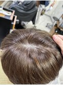 ファッションカラーで染める白髪ぼかし