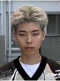 渋谷スパイキーショートアップバンクフェザーショートパーマ