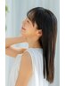 【オ－ガニックカラ－あなた本来の美しさを】+カット＋デトックスケア残留物0