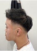 短髪フェードメンズスタイル
