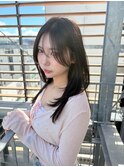 顔まわりカット/顔周り/韓国ヘア/レイヤーカット/前髪カット