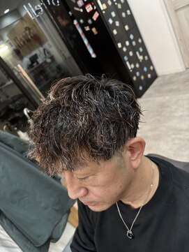 MEN’S HAIR/波巻ツイストスパイラル/フェザーパーマ/船橋