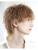 オーシャントーキョー 心斎橋(OCEAN TOKYO WEST)&nbsp;シャドウパーマシースルーラウンドマッシュ波巻きパーマウルフ