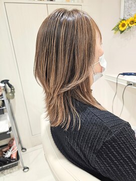 アッシュ 二俣川南口店(Ash) ◆レイヤースタイル/ベージュベース/バレイヤージュ