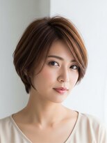 フープ 川越(hoop)&nbsp;川越/ショート/ボブ/ハイライト/白髪ぼかし/白髪染め