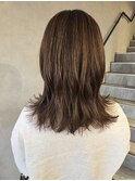ハイライト×ラベージュ