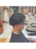 テーパーフェード×サーフカール
