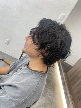 アミリー ひたち野うしく店(Amily) ハイライトメンズニュアンスパーマツイスト波巻きツイスパ20代