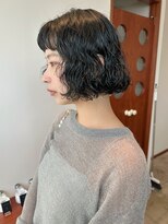 ホロ(hollo)&nbsp;ボブパーマレイヤーパーマショートウルフパーマ