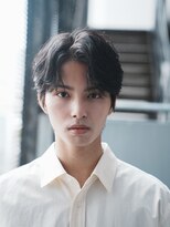 レタッチバイフィフス(RETOUCH by fifth) センターパート×ニュアンスパーマ