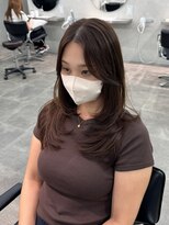 ジーニー 千葉(GENiE) 韓国レイヤーカット/顔周り/モカブラウン/【古荘竜生】