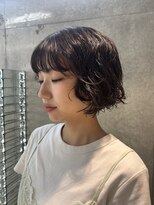 ラヴィズム 栄店(LUVISM)&nbsp;ミディアム/ボブ/レイヤー/顔周りレイヤー/パーマ/艶カラー