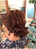 人気ロングシニヨンアレンジ【立川/立川南/袴　ヘアセット】