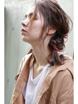 ヘアサロンエム 川越(HAIR SALON M) ゆる革紐アレンジ