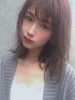 【KAYAK渋谷】小室里奈大人可愛い外ハネ小顔ミディ