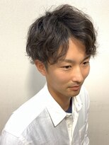 メンズオンリーサロン 創 立川&nbsp;ビジネス×ツーブロック×パーマ<理容室> <立川/床屋/メンズ>