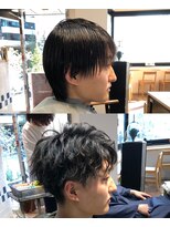 ネイビー(NAVY)&nbsp;簡単スタリング☆ツイストスパイラル×コンマヘア