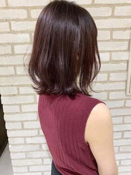 アンド ストーリーズ(&STORIES) ショートボブ/デザインカラー/ローライト/外ハネボブ【江角】