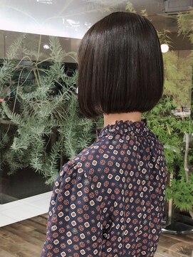 ファム 十日市店(femme) 黒髪ミニボブ