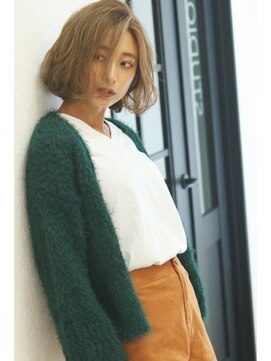 アトリエMAI 北千住 【北千住美容室アトリエMAI】　大人ボブ　ゆるウェーブ