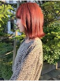【LA PENSEE】チェリーレッド オルチャン ブリーチ無し 韓国ヘア