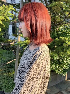 ラパンセ ブルー(LA PENSEE BLEU) 【LA PENSEE】チェリーレッド オルチャン ブリーチ無し 韓国ヘア