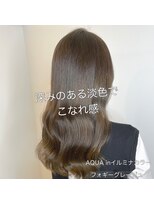 ジーナ 銀座中央通り(Zina)&nbsp;小顔オリーブカラーボブルフハイライトカラークールショート