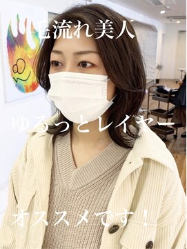 ノラキチジョウジ(NORA KICHIJOJI) #ウルフカット#ボブウルフ#レイヤー#外ハネ#ロブヘア