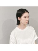 切りっぱなしタイトボブ