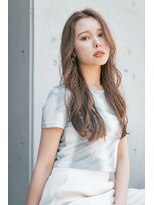 メーヴェ(Mowen)&nbsp;mowen×セミロング×ラフウェーブ×モカベージュ