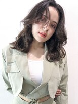 アイティーバイアルバム 藤沢店(IT by ALBUM)&nbsp;ミディアムオトナグランジヘア_カーキグレージュマッシュ_48149