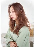 大人可愛い小顔デジタルパーマピンクブラウン20代30代40代錦糸町