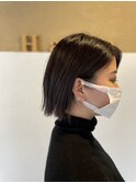 切りっぱなしボブ