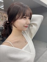 ロンド マーレ 天神大名店(Lond mare) 韓国ヘア 韓国風ヘア くびれ巻き 顔まわりカット レイヤー