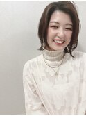 ミルクティー/ベージュ/グレージュ/透明感/透け感/韓国風/