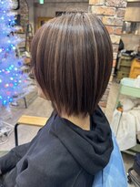 ルーナヘアー(LUNA hair)&nbsp;『京都 山科 ルーナヘアー』白髪ぼかしハイライト 草木真一郎