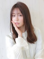 《Agu hair》サラ艶王道ストレート×numberA.ベースケアミルク