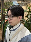 サイドグラデーションツーウェイセンターパートマッシュ
