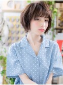 フレンチガーリーくせ毛風小顔ショートウルフc5浦和20代30代40代
