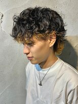 ニアウ 高崎店(Niau)&nbsp;シャドウパーマメンズパーママッシュウルフ高崎群馬パーマ眉毛