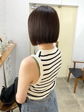 ハイフ(haif) 【haif】パツッとストレートボブ